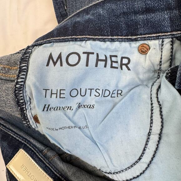 MOTHER The Outsider in Heaven Texas 24 Bootcut Blue Jeans Narrow Flare - Picture 11 of 12